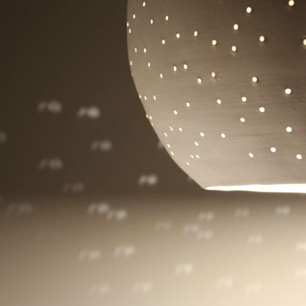 Claylight 11 Dot Pattern a Ceiling by Lightexture - Lumigado lighting