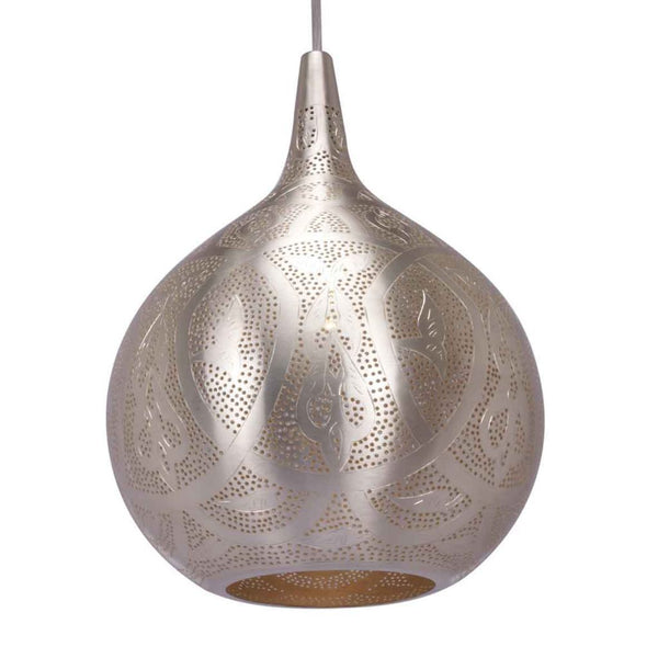 Safi medium moroccan style globe pendants - decorative pattern
