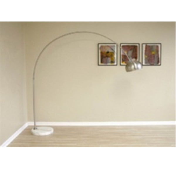 Arc floor lamp with small base