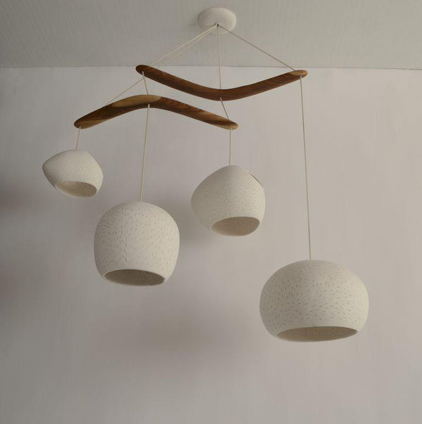 Claylight XL Boomerang a Ceiling by Lightexture - Lumigado lighting