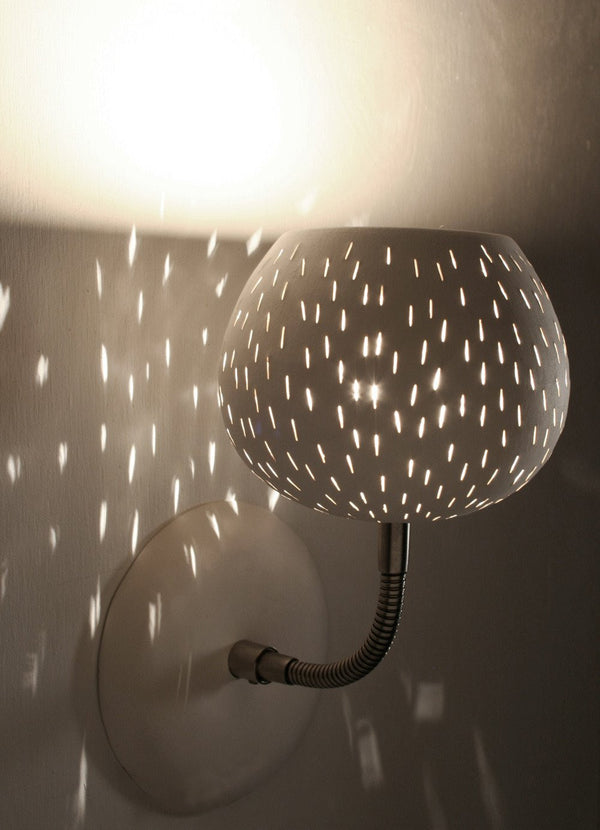 Claylight Sconce - Line pattern a Wall light by Lightexture - Lumigado lighting