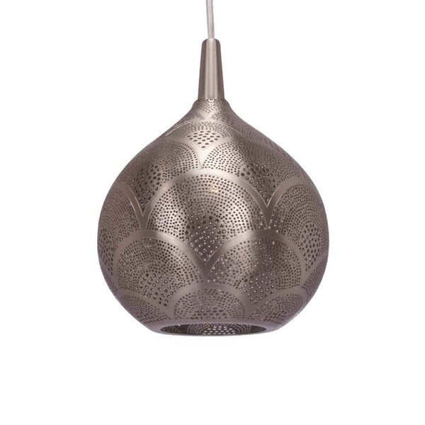 Safi globe pendant decorative pattern off - small