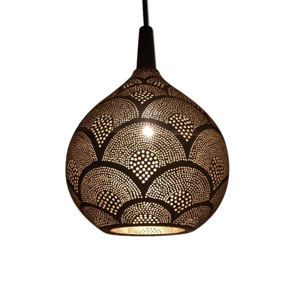 Safi globe pendant decorative pattern - small